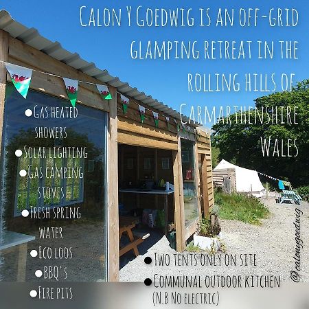 Calon Y Goedwig Glamping 호텔 랸도베리 외부 사진